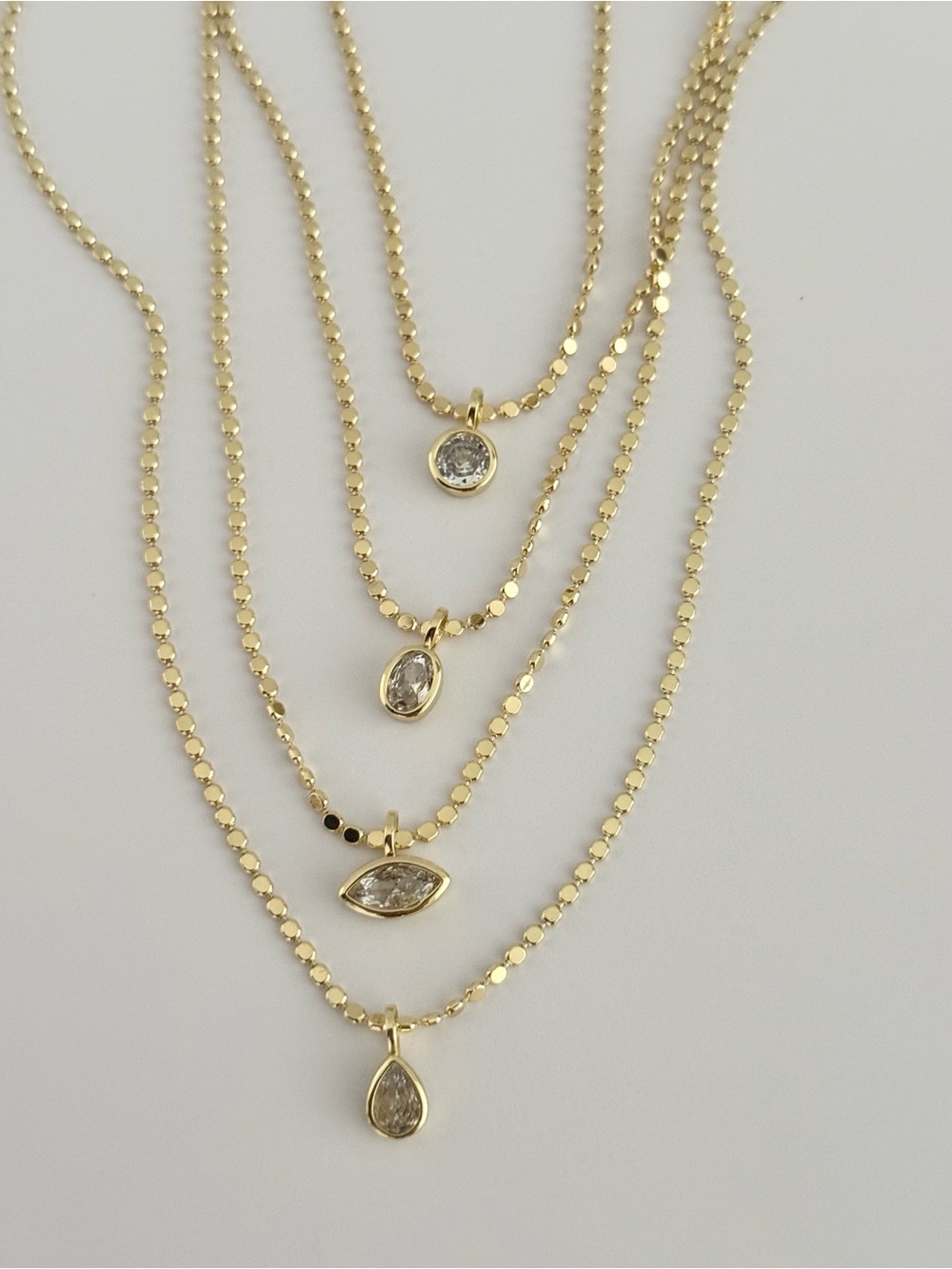 Bezel Charm Necklace
